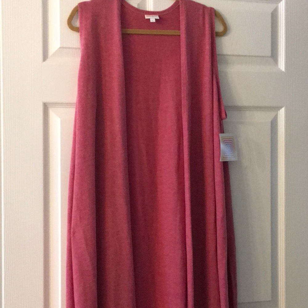 LuLaRoe Joy long vest size large